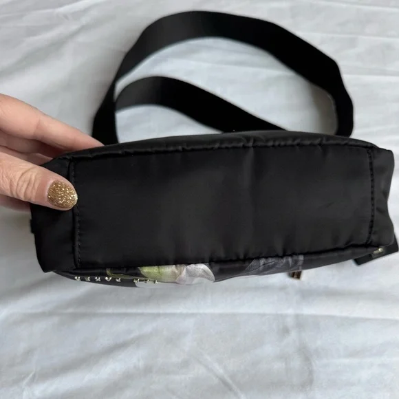 Ted Baker Tiera Opal Printed Crossbody Bag Floral Black Purse Bag Adjustable - Picture 10 of 13